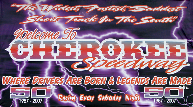 Cherokee Speedway Logo