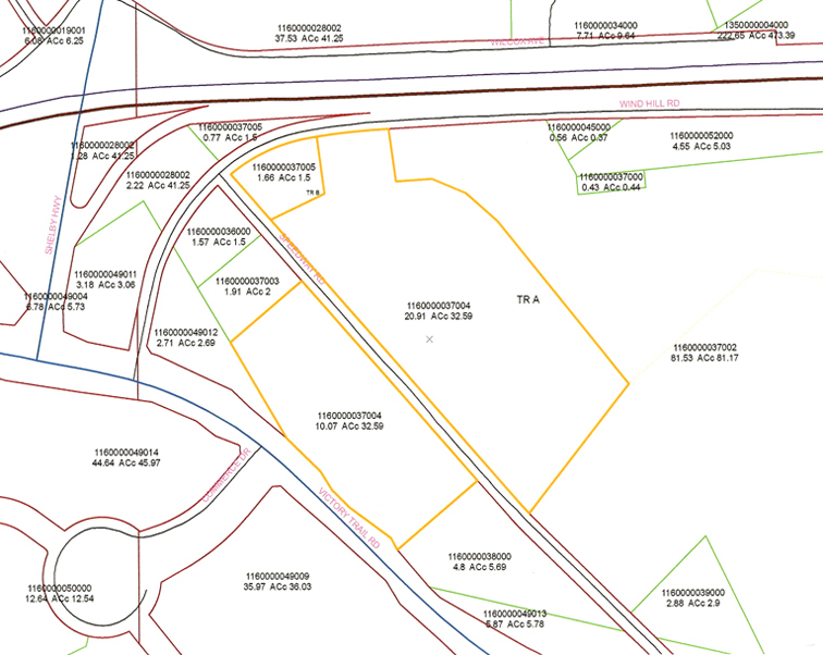 Plat Map with Boundaries